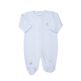 golf pima footie, golf footie, pima footie, pima cotton pajamas, take home outfits, golf outfit, golf baby boy, baby boy footie, masters cup outfit