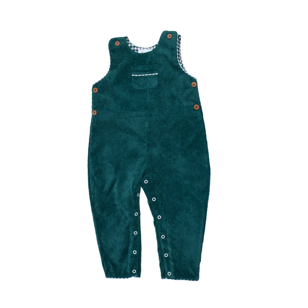 Green Corduroy Jon Jon, overalls, boys overalls, infant boy overall, heirloom infant clothes