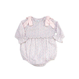 Floral Bubble Romper, Girls Bubble Romper, Infant Bubble Romper