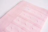 Cable Detail Knit Blanket - Cuclie 