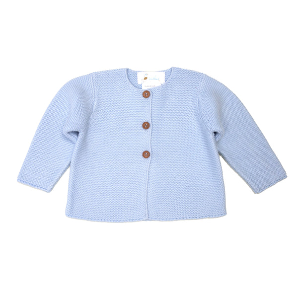 Lt.Blue Classic Knit Jacket - Infant