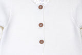 White Classic Knit Jacket