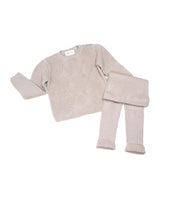 Beige Cozy Sweater Legging Set