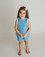 Olivia Ruffle Set - Teal Multi - Toddler
