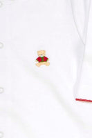 Christmas Bear Convertible Gown, White