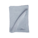 Classic Knit Receiving Blanket, Blue