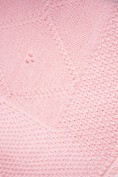 Classic Knit Receiving Blanket, Pink