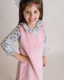 Pink Girls Dress, Infant Dress Corduroy