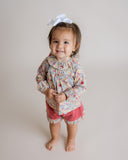 Pink Girls Shorts, Infant Shorts, Diaper Cover