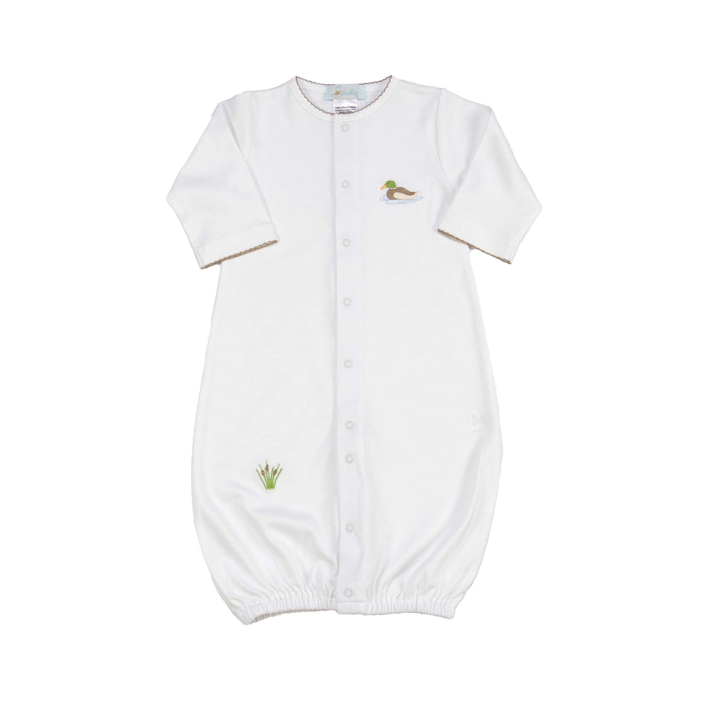 Infant Girl Clothing, Infant Girl Footie, Infant Girl Onesie, Embroidered Infant Clothing, Infant Gown, Day Gown, Take Home Outfit, Convertible Day Gown, Convertible Onesie, Gender Neutral Gown, Gender Neutral baby clothes, baby boy clothing