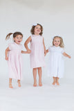 White Smocked Batiste Dress