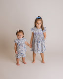 Round Collar Blouse, Infant, Blue Multi