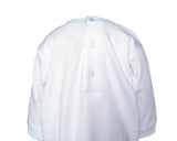 Smocked Footie, White