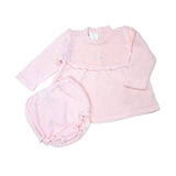 Pink Crochet Diaper Set