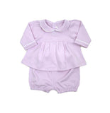 Long Sleeve Swing Top and Short Set - Pink - Cuclie 