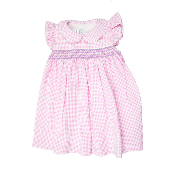 Anna Smocked Dress, Toddler Girls, Pink